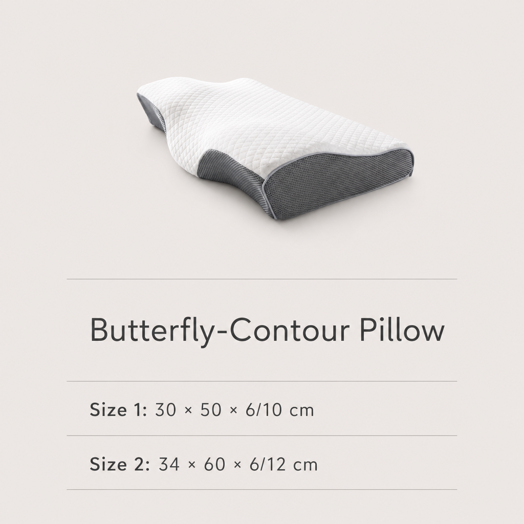Butterfly-Contour Pillow — Two Sizes — specifications