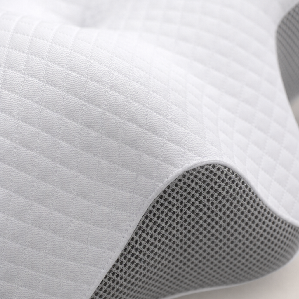 Butterfly-Contour Pillow — Four Colors — fabric detail