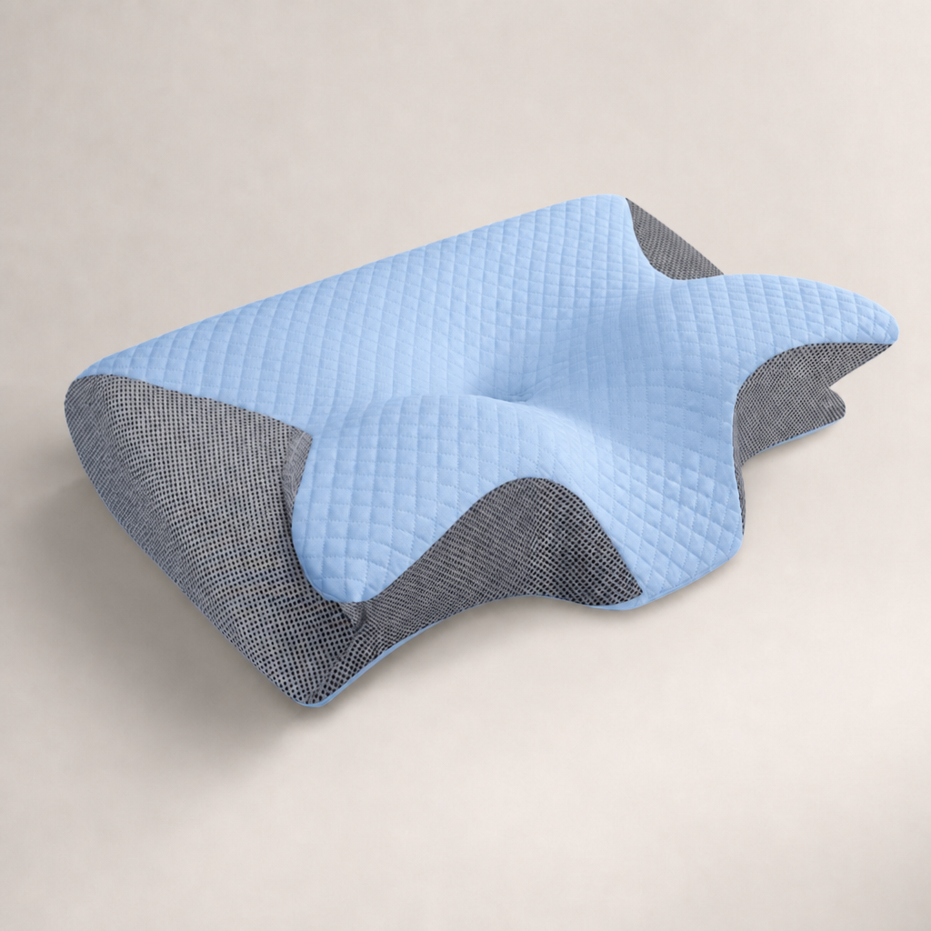 Butterfly-Contour Pillow — Four Colors — blue colour