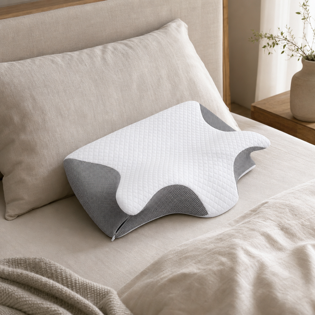 Butterfly Pillow Cover Only — Four Colors — in use