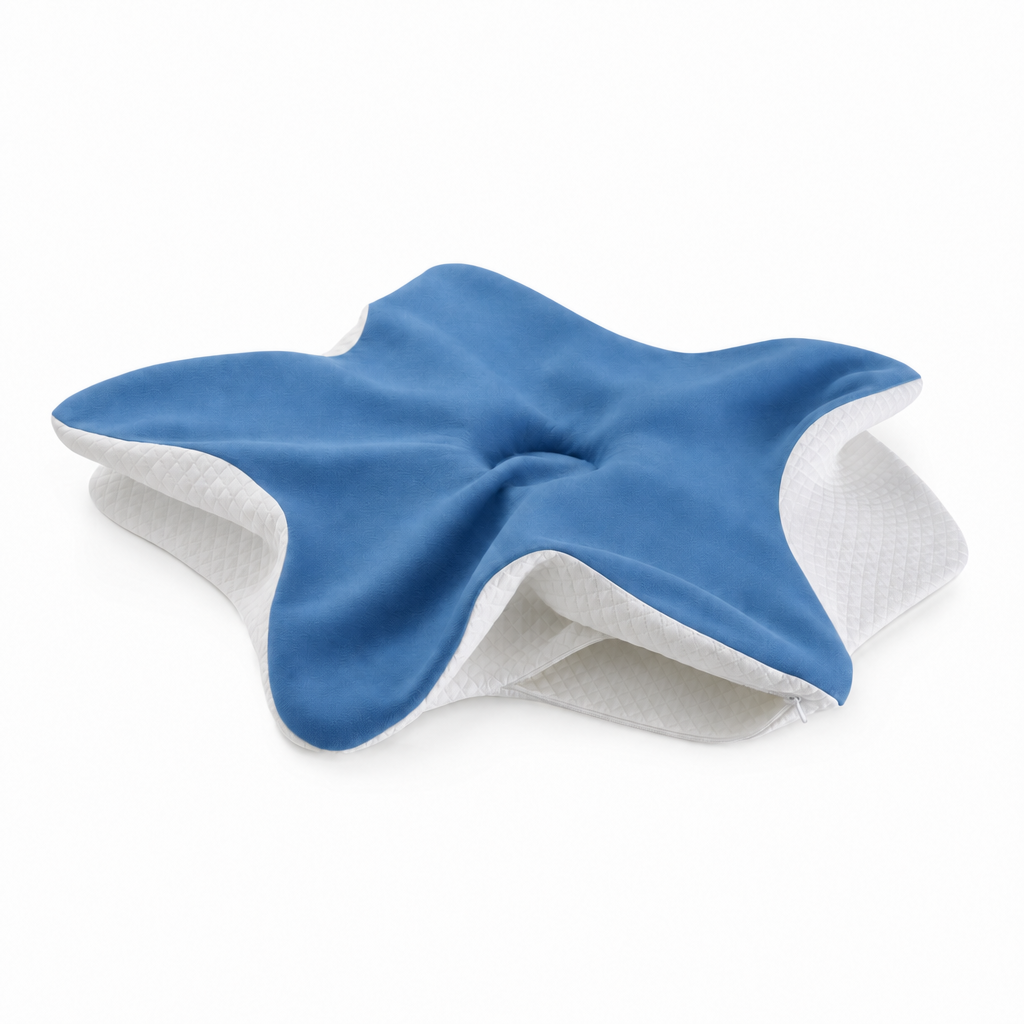 Contoured Pillow Cover Only — Three Colors — blue colour