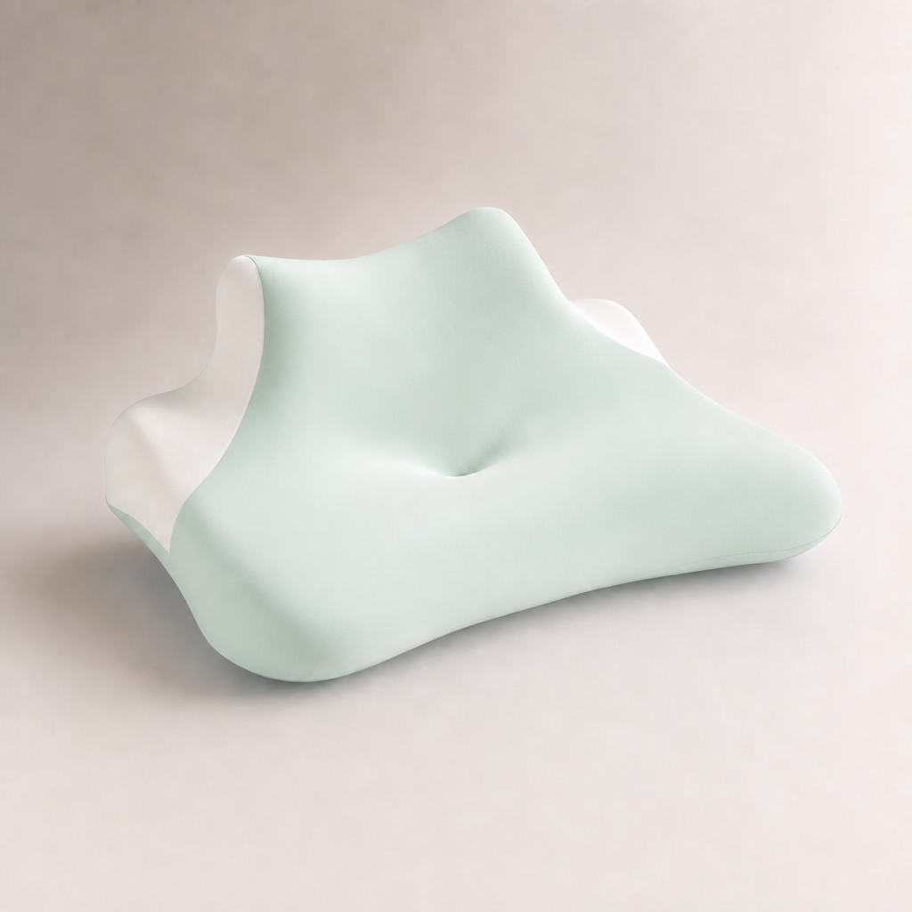 Memory Foam Pillow — Four Colors — ice green colour