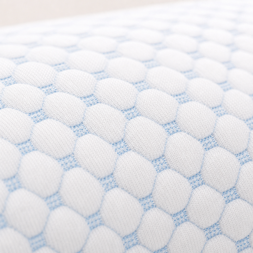 Contoured Pillow — fabric detail