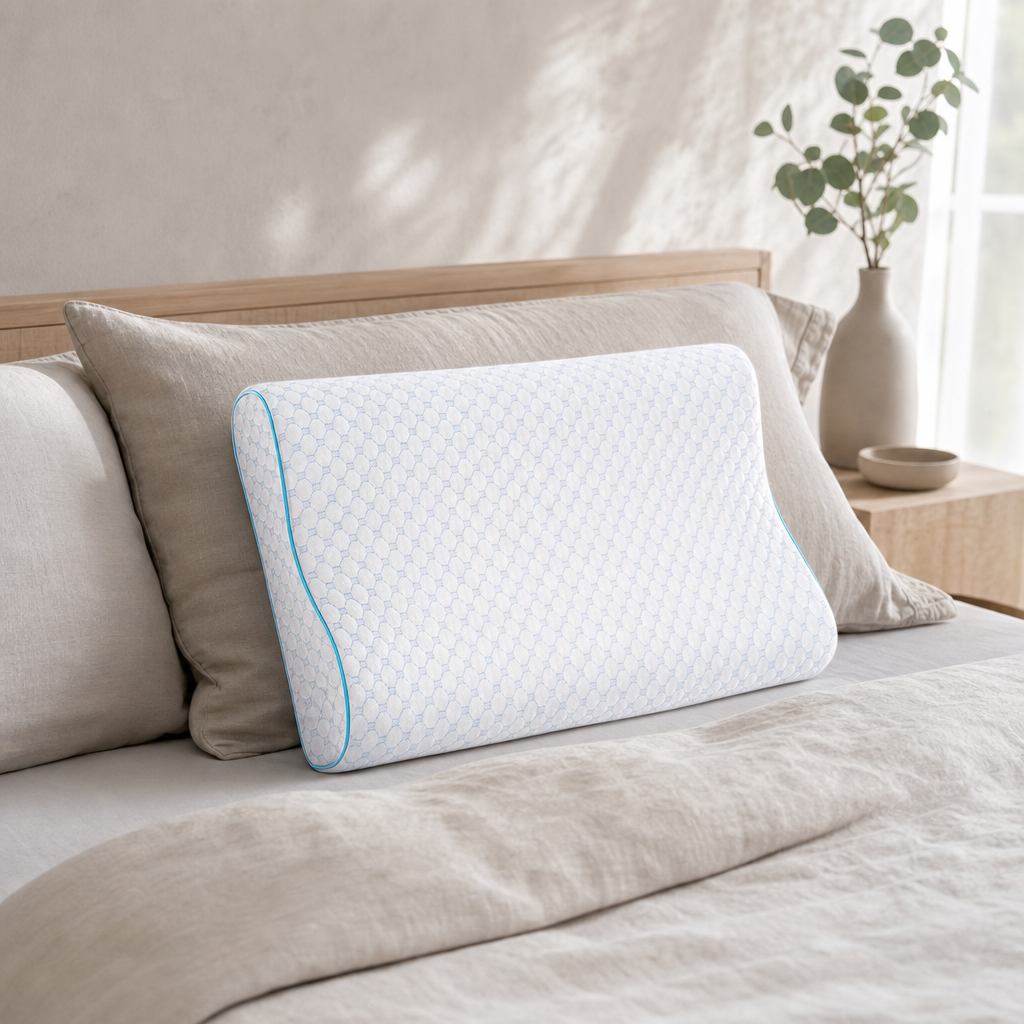 Contoured Pillow — in use