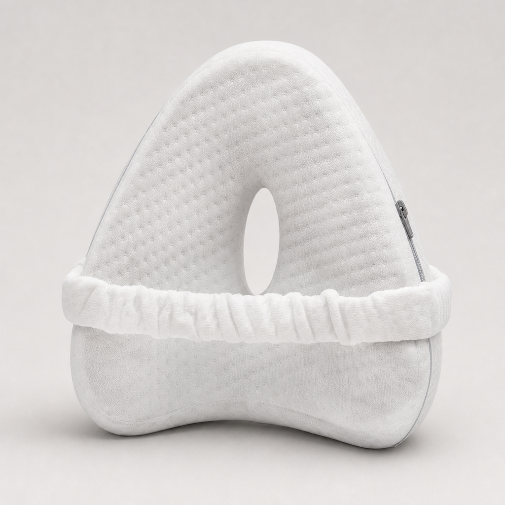 Contoured Knee Pillow for Side Sleeping — hero