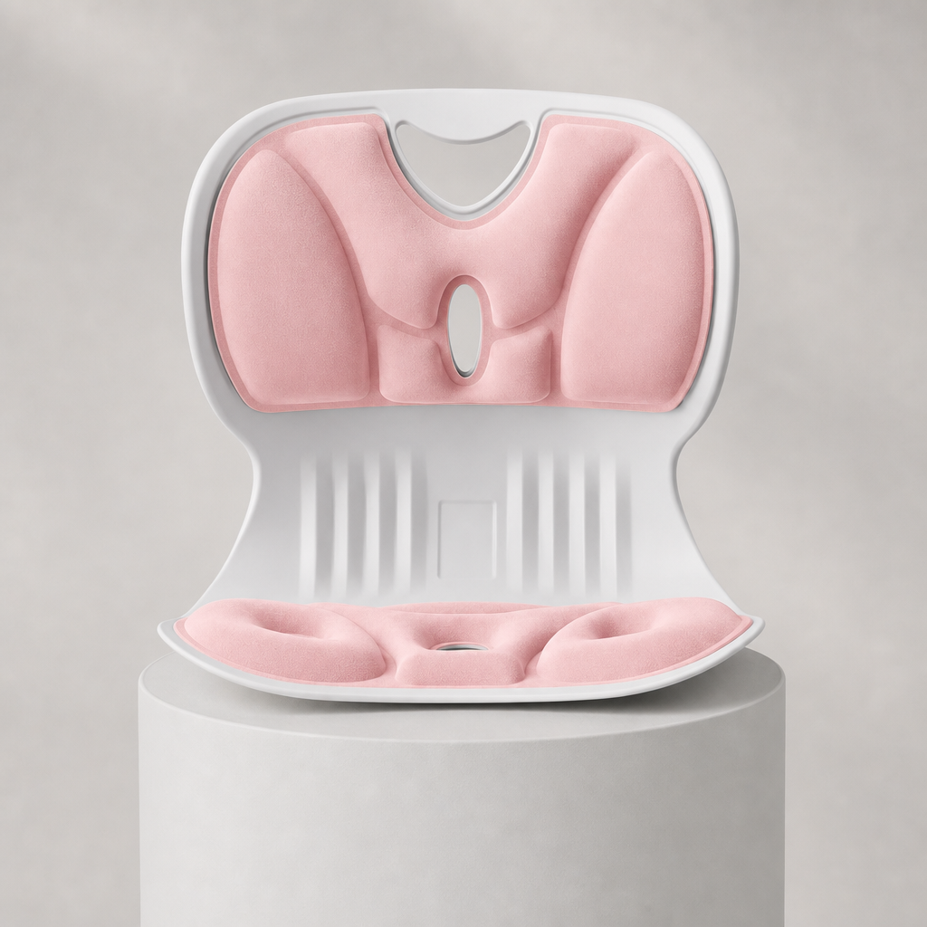 Contoured Chair-Back Cushion — pink colour